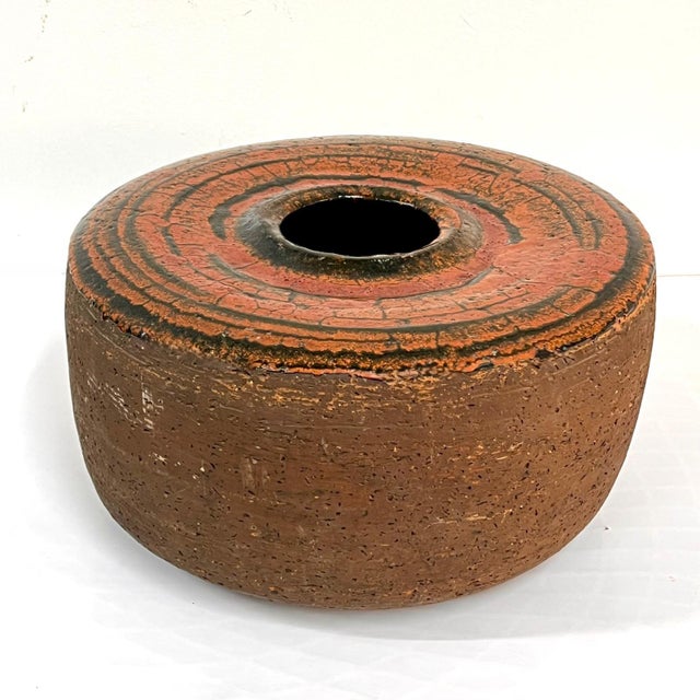 Vintage Italian Ceramic Vase, 1970s For Sale - Image 9 of 9