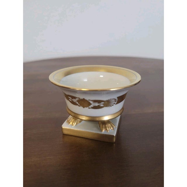 Porcelain Bowl Decorated with Gold Thread from Herend For Sale - Image 3 of 6