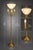 Late 20th Century Classic Sunlit Brass Torchiere Floor Lamp With Integrated 3-Light Candelabra — 59” H For Sale - Image 9 of 9