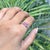 Toi Et Moi Pink Sapphire & Pave Diamond Open Bypass Ring 1.3ct in 14k Gold Size 6 For Sale - Image 9 of 16