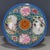 Chinese Blue Ground Famille Rose Porcelain Covered Jar With Bird & Floral Motif For Sale - Image 4 of 9