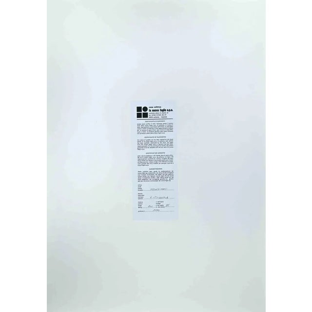 Paradiso is a colored lithograph on paper, realized by the Italian artist Sante Monachesi in 1977. Hand-Signed and...