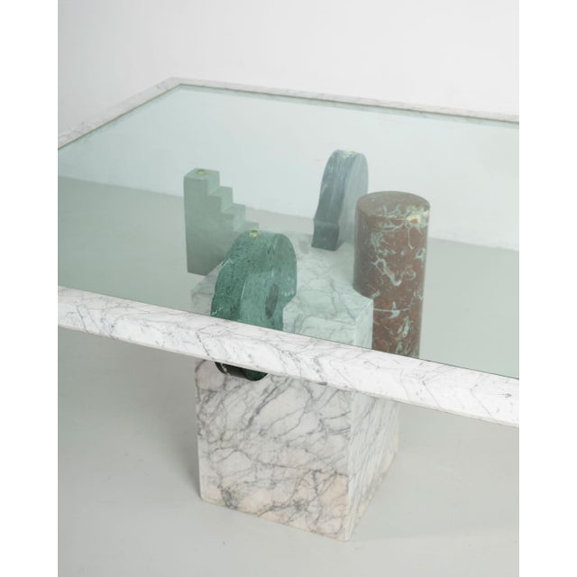 Square Table by Pier Alessandro Giusti and Egidio Di Rosa Brugiana by Up&Up, 1980s For Sale - Image 4 of 6