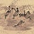 Textile 'Geese on a Lake', After Ren Renfa; Yuan Dynasty, Chinese Scroll, Calligraphy, Sumo-E For Sale - Image 7 of 11