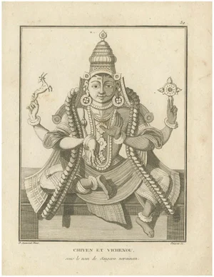 Ganesha as Pollear, 1806, Engraving on Paper