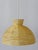 Metal Mid-Century Modern Raffia Bast Pendant Lamp or Hanging Light, Germany, 1970s For Sale - Image 7 of 18