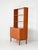 Vintage Scandinavian Bookcase with Hinged Doors and Open Shelves, 1950s For Sale - Image 4 of 9