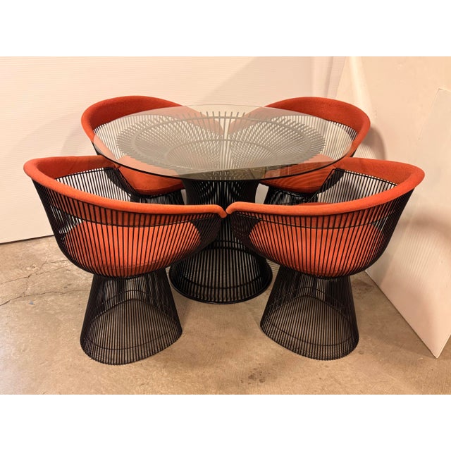 Design Plus Gallery presents the Platner Table and Four Armchairs by Warren Platner for Knoll International. Originally...