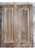 Antique Carved Double Barn Door – Rustic Farmhouse Sliding Doors in Distressed Wood 80x26 For Sale - Image 4 of 5