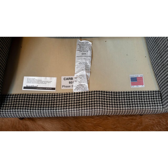 Modern Room & Board 'Quinn' Houndstooth Club Chair For Sale - Image 17 of 17