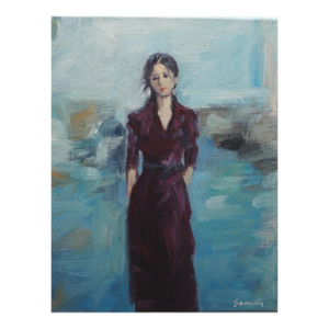 Original Oil Painting, Girl Portrait