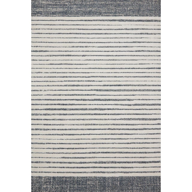 Loloi II Hagen Rug, White / Ocean - 2'-7" x 4' For Sale In Dallas - Image 6 of 6