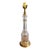 Late 20th Century Federick Cooper Hollywood Regency Cut Glass & Brass Table Lamp For Sale