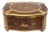 Antique Late 19th Century Jewelry Box in Fine Exotic Wood and Gilded Bronze, Germany For Sale
