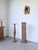 Wooden Column Pedestal Tables, 1950, Set of 2 For Sale - Image 3 of 18
