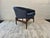 Blue Vintage Danish Mid Century Accent Chair For Sale - Image 8 of 11