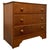 A charming and highly practical vintage 20th-century chest of drawers, well constructed in oak and distinguished by its...