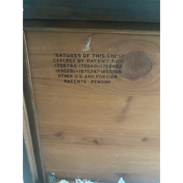 Early 20th Century 1934 Lane Cedar Hope Chest – Altavista Virginia – Original Interior Tray For Sale - Image 5 of 12