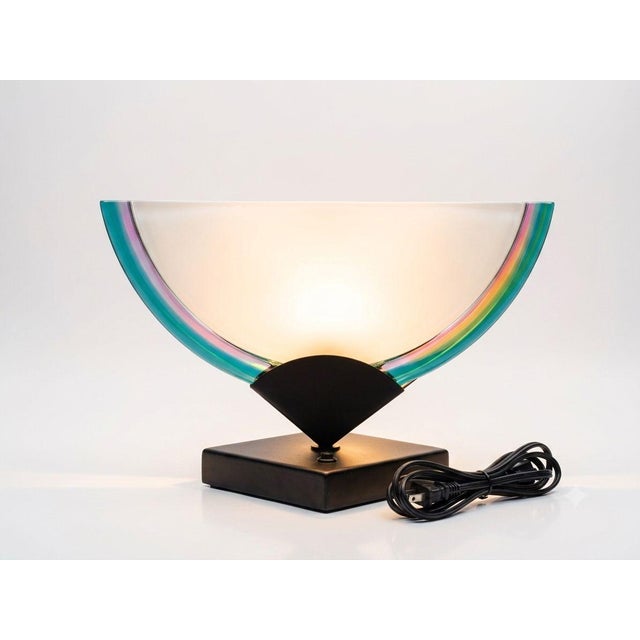 Vintage Murano Glass Table Lamp, 1980s For Sale - Image 6 of 6