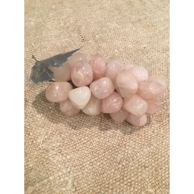 Late 20th Century Vintage Rose Quartz Grape Cluster For Sale - Image 5 of 5