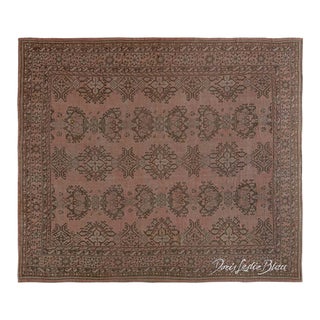 1920s Turkish Oushak Rug For Sale