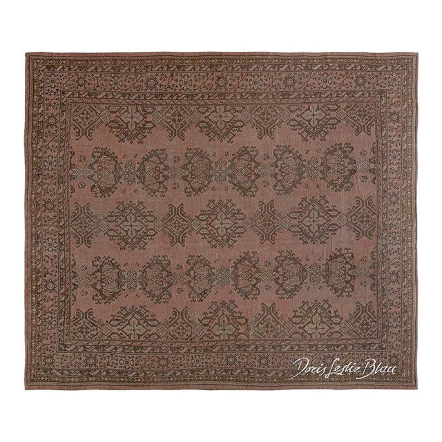 1920s Turkish Oushak Rug For Sale