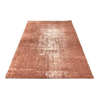 6ft × 8ft 11in West Elm Sonata Rug in Burnt Umber For Sale