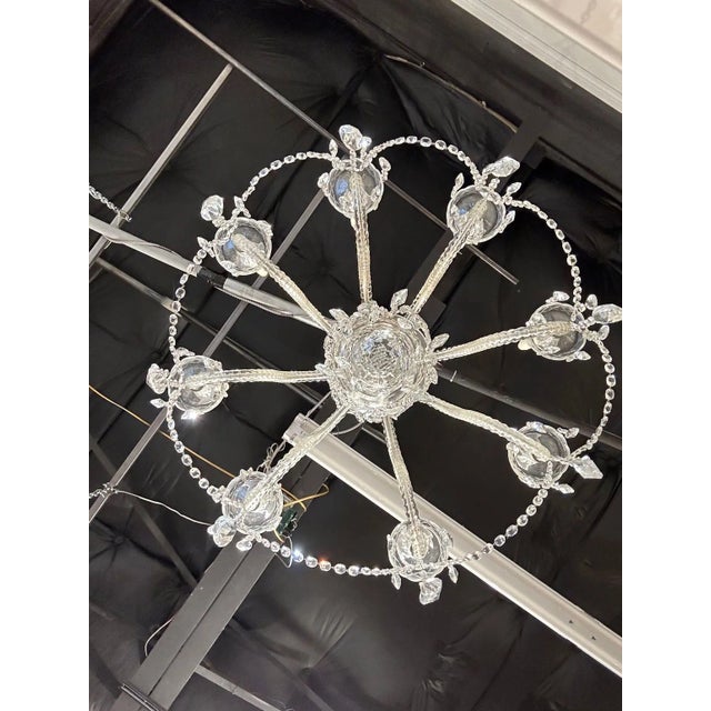 White English Waterford Chandelier For Sale - Image 8 of 10