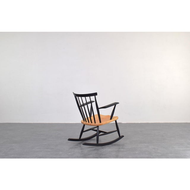 1960s Mid-Century Modern Swedish Rocking Chair, 1960s For Sale - Image 5 of 11