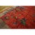 Textile 1920s Red Floral Antique Chinese Art Deco Carpet 9' X 13'9" Knotted Wool Rug For Sale - Image 7 of 8