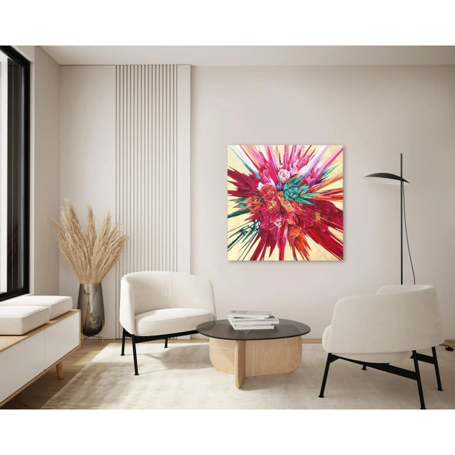 Textile "Summer Glitch" Original Artwork by Kate Tova For Sale - Image 7 of 9