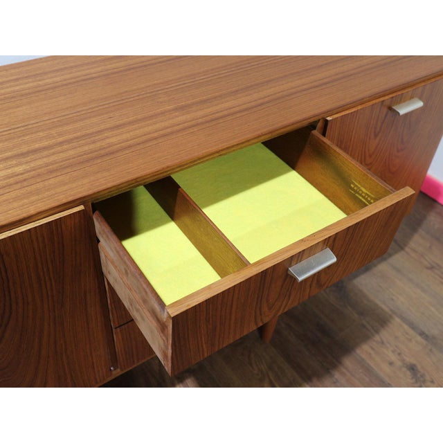 1960s Mid Century Modern Vintage Teak Sideboard Credenza by Wrighton Danish Style For Sale - Image 15 of 15