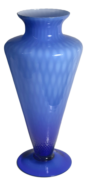 Cobalt Blue Murano Glass Vase, 1960s