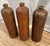 Antique Dutch Salt Glazed Stoneware Gin Bottles. Made in the 1800s - One With a Crack For Sale In Tampa - Image 6 of 15