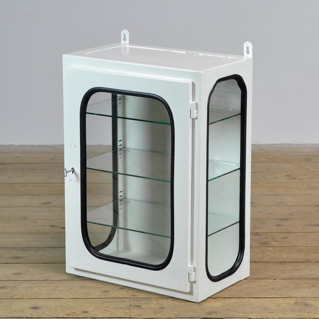 Vintage Medical Display Cabinet, 1975 For Sale - Image 4 of 11