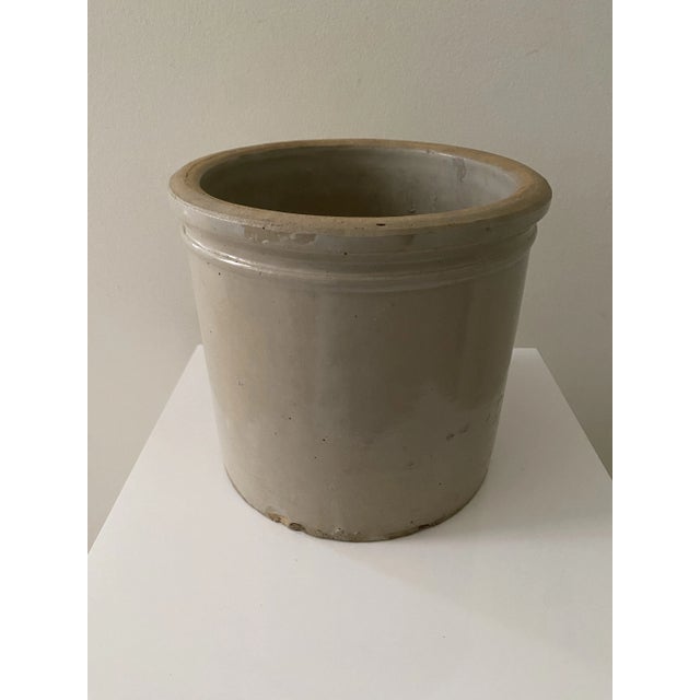 Red Wing Pottery Small Antique Red Wing Stoneware Company Crock For Sale - Image 4 of 7