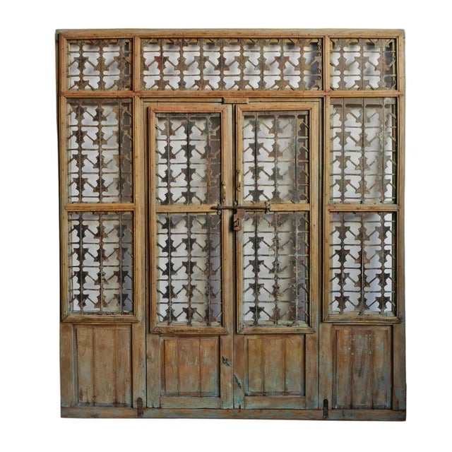 Vintage Indian Iron Patio Screen Doors For Sale In Los Angeles - Image 6 of 6