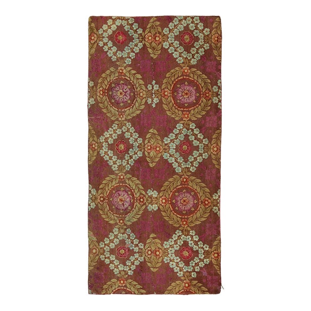 Antique Art Deco Wool Runner by Rug & Kilim, France, 1760-1779 For Sale