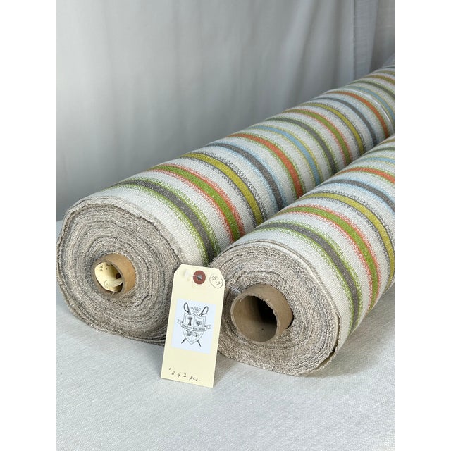 Pierre Frey Pierre Frey "Papou” Woven Stripe– 34.75 Yards For Sale - Image 4 of 4