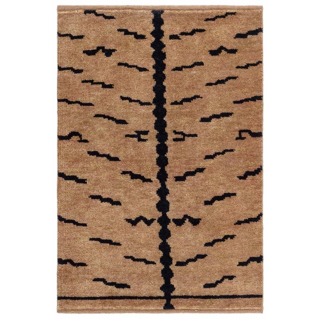 Modern Tibetan “Tiger” Wool Rug by Doris Leslie Blau For Sale