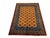 This Mori Gul tribal rug pairs a golden ochre field with orderly rows of small octagonal guls and green geometric motifs....
