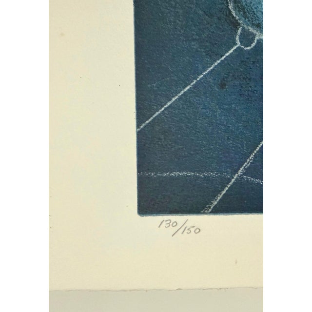 Abstract Expressionism Rafael Soriano, Large Cuban Master Lithograph Abstract Biomorphic Serigraph Print Rafael Soriano, c.1990 For Sale - Image 3 of 9