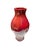 Chinese Pair of Maitland-Smith Oxblood Flambe Red Glazed Decorative Vases For Sale - Image 3 of 15