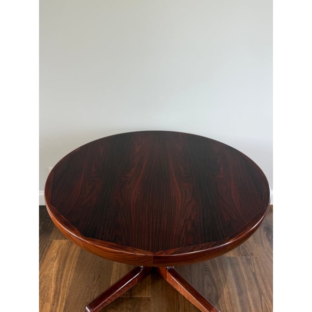 Faarup Møbelfabrik Mid 20th Century Danish Modern Rosewood Extendable Dining Table by Faarup Møbelfabrik, Denmark For Sale - Image 4 of 14