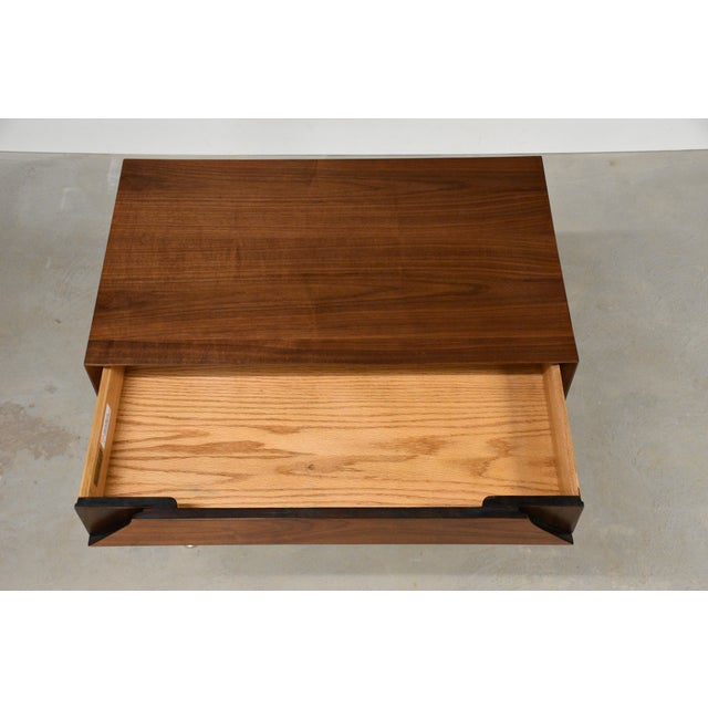 1960s Refinished Walnut Mid Century Desk Vanity by Grosfeld House For Sale In Boston - Image 6 of 7