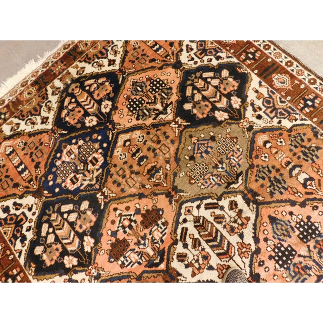 Vintage Persian Bakhtiar Rug- 5′9″ × 10′9″ For Sale In Los Angeles - Image 6 of 13