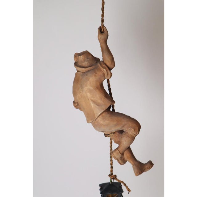 Mountain Climber Alps Hanging Lamp For Sale - Image 10 of 14