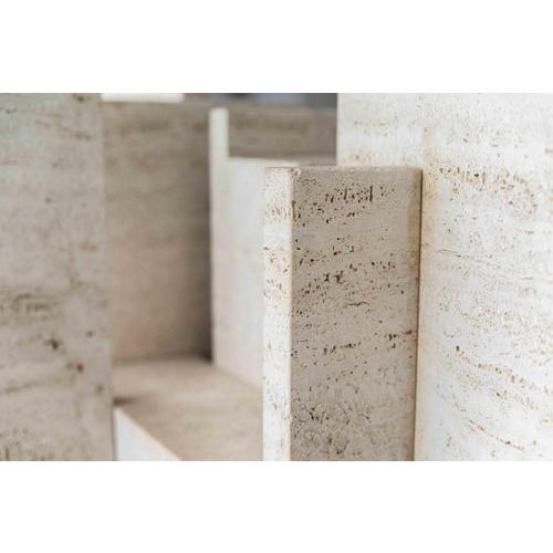 Glass & Travertine Dining Table by Willy Ballez For Sale - Image 5 of 18