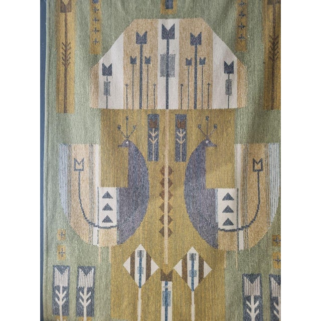 Handwoven Woollen Tapestry from Éva Németh, Hungary, 1970s For Sale - Image 10 of 14