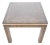 Mastercraft Burled Elm and Brass Accent Side Table For Sale